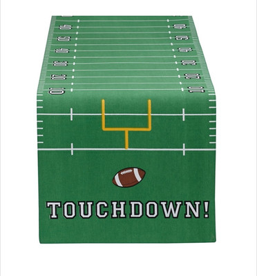NWT Design Imports Touchdown Printed Table Runner 14
