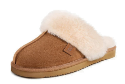 Women's Sherpa Fleece Lined and Memory Foam Winter House Slippers Slip on-image