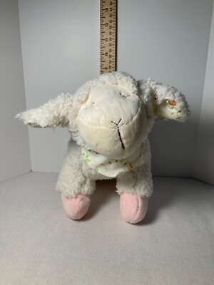 Pier 1 Imports Fluffy Cream Colored Lamb Christmas with tag Plush-image