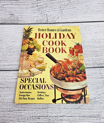 Better Homes & Gardens Holiday Cookbook Special Occasions 1968 7th Edition-image