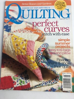 Better Homes and Gardens American Patchwork & Quilting Magazine August 2005-image