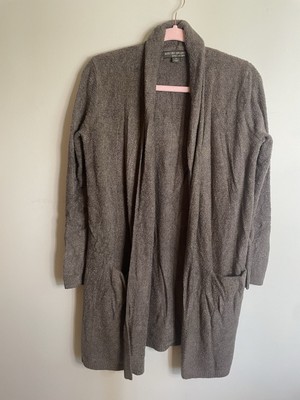 Barefoot Dreams Bamboo Chic Lite Cardigan Brown Size M Cottagecore Peasant 428-image