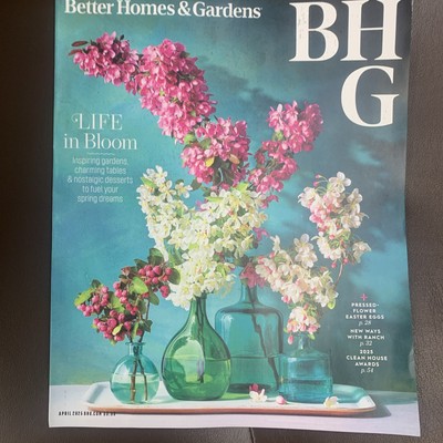BETTER HOMES & GARDENS MAGAZINE - APRIL 2025 - LIFE IN BLOOM ~Free Ship~-image