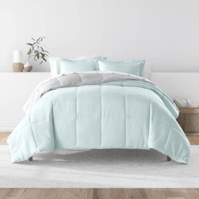 Becky Cameron Comforters Cal King Polyester Minimalist Modern Microfiber Blue-image