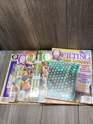 Quilting Magazines Better Homes, Quilters Newsletter, The Quilter Magazines LOT-image