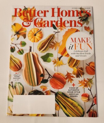 Better Homes and Gardens October 2021 