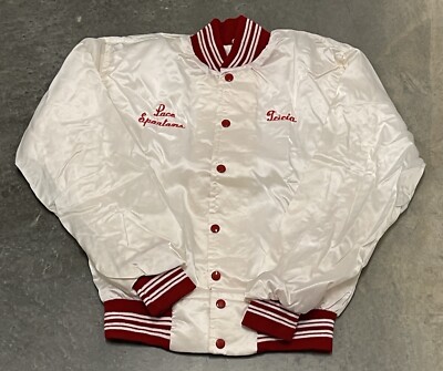 VTG West Wind Pace Spartans Varsity Cheerleaders Satin Jacket Adult Small-image