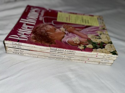 1959 Better Homes and Gardens Magazines Lot of 4 Timeless Issues March-June -image