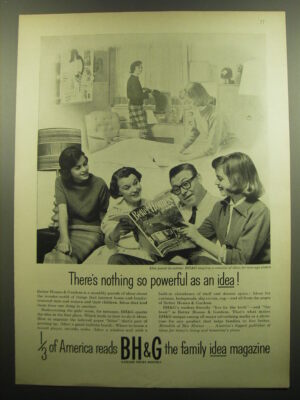 1958 BH&G Better Homes & Gardens Magazine Advertisement - nothing so powerful-image
