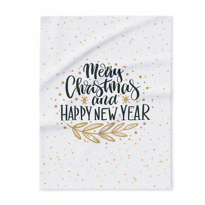 Cozy Arctic Fleece Blanket, Merry christmas, 30