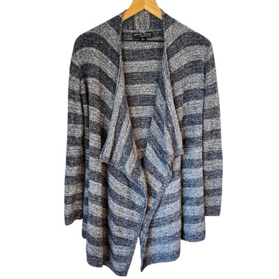 Barefoot Dreams Womens Bamboo Chic Lite Calypso Wrap Cardigan S/M Blue Style 436-image