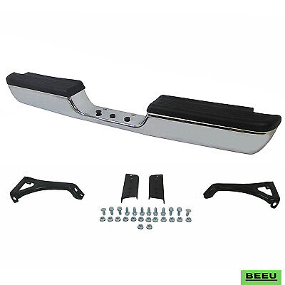 For 1994-2002 Dodge Ram 1500 2500 Chrome Complete Rear Bumper Assembly 94-02-image