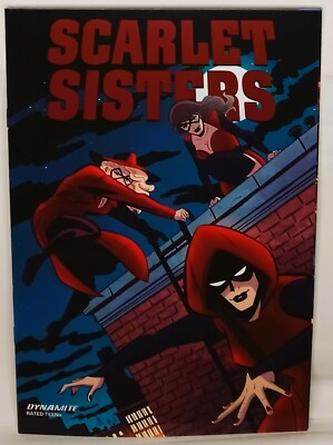 SCARLET SISTERS #1 | Cover B by Jacob Edgar | Dynamite Comics-image