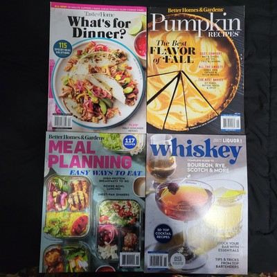 Better Homes And Gardens Magazine 2024 Lot Of 4 ~ Meal Planning ~ Taste Of Home-image