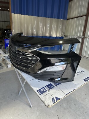 NEW 2019-24 CHEVY MALIBU FRONT BUMPER COVER COMPLETE Maches Color Metalice Blac-image
