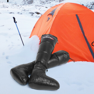 Cozy Down Socks and Boots for Camping Sleeping Bag Comfort-image