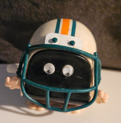 Vintage Russ Berrie & Co Miami Dolphins Jiggler Wind Up Toy NFL NOT WORKING-image