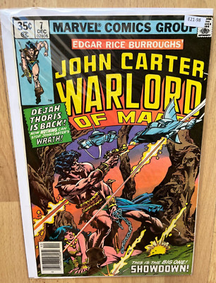 Edgar Rice Borroughs John Carter Warload Of Mars 7 Marvel Comics Group E21-98-image