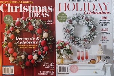 Christmas Ideas & Holiday Celebrations-Better Homes & Garden Magazine Set Of 2-image