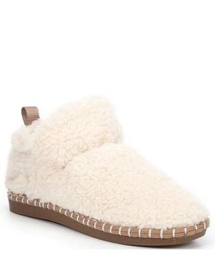GB Women's Cozy-Up Faux Shearling Slippers Off White-image