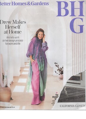 BETTER HOMES & GARDENS SEPTEMBER 2023 - DREW MAKES HERSELF AT HOME + STYLEMAKER-image