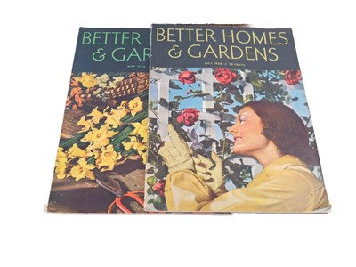 Set Of 2 Vintage 1936 Better Homes & Gardens Spring May June Ephemera-image
