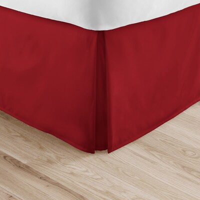 Kaycie Gray Hotel Collection Luxury Hotel Quality Bed Skirt Dust Ruffle-image