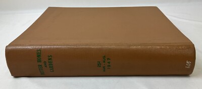 VINTAGE Better Homes and Gardens March-August 1947 Library Bound-image