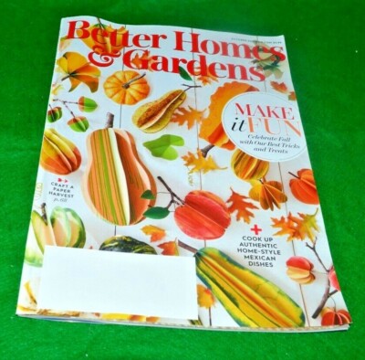 Better Homes & Gardens October 2021 Make it Fun - Celebrate Fall -image
