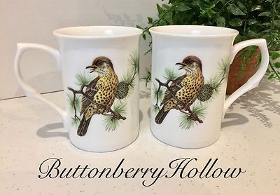 Gracie Bone China Coastline Imports Replacement Cup Mug Thrush-image