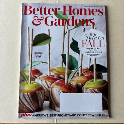 Better Homes & Gardens Magazine October 2019 Twist on Fall, Apple Harvest Recipe-image