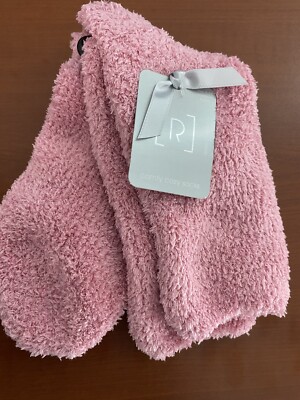 Macy's Pink Winter Cozy Fuzzy Socks - Microfiber Soft Touch, Comfy-image