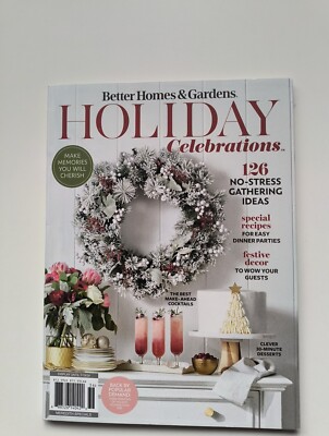 Holiday Celebrations magazine ,Better Homes & Gardens 126 Ideas ,Desserts. T-218-image