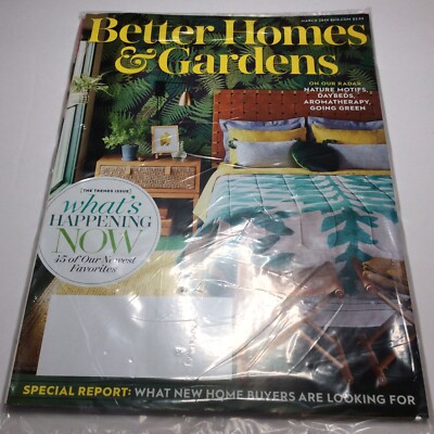 Better Homes & Gardens Magazine 2020 March Going Green New-image