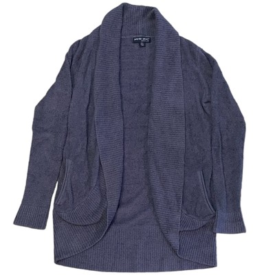 Barefoot Dreams Cozy Chic Lite Womens Gray Cardigan Sweater Size S/M-image