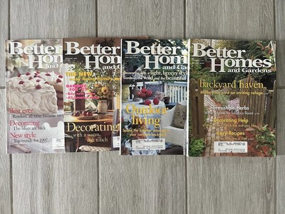 BETTER HOMES AND GARDENS Magazine Lot Of 4 1997, 1999 -image