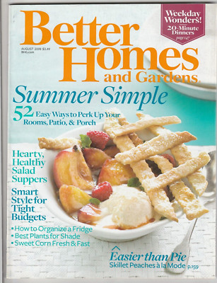 Better Homes and Gardens Magazine August 2008-image