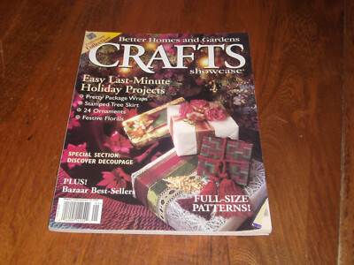 Better Homes & Gardens Magazine Crafts Showcase Winter 1999 Holiday Projects-image