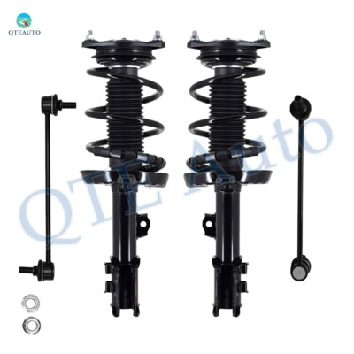 Set 4 Front Sway Bar Link-Quick Complete Strut For 2013-2017 Hyundai Elantra GT-image