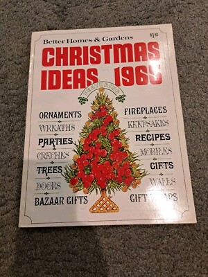 Vintage 1965 Better Homes & Gardens Christmas Ideas Mid-Century Modern Crafts-image