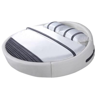 Cozy Comfort Leather Round Bed-image