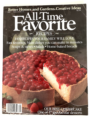 BETTER HOMES and GARDENS All-Time Favorite Recipes 1987 Home-Baked Bread Soup ++-image