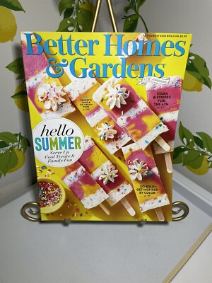 Better Homes & Gardens Magazine July-August  2022 Hello summer-image