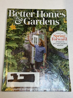 Better Homes Gardens Magazine March 2018 Spring Forward Garden Urban Farmstead-image
