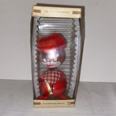 Vintage Mouth Blown Christmas Ornament MOUSE 5