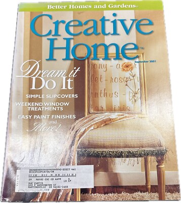 Vintage Better Homes & Garden Magazine September 2001-image