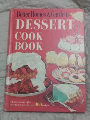 Vintage Better Home and Gardens Dessert Cookbook New York Des Moines 1960-image