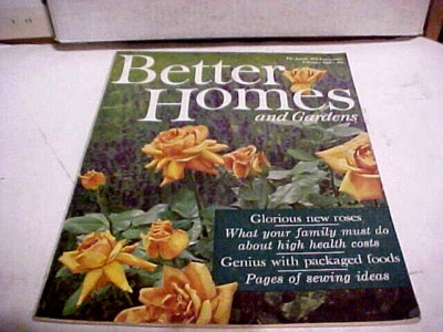 FEBRUARY 1961 BETTER HOMES & GARDENS MAGAZINE 60s STYLE-image