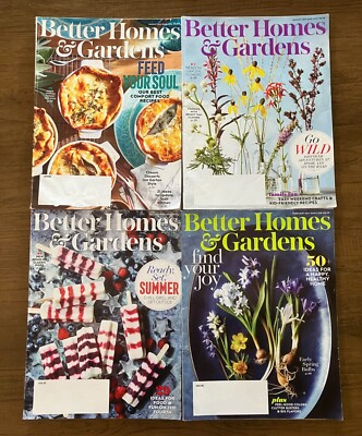 Better Homes and Gardens Magazine Lot of 4 Issues from 2021-image