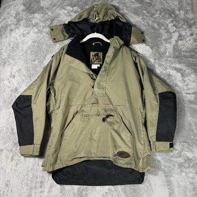 Vtg 90s Drift Brand Jacket Mens M Zip Pockets Racing Hood Water Wind Repellant-image